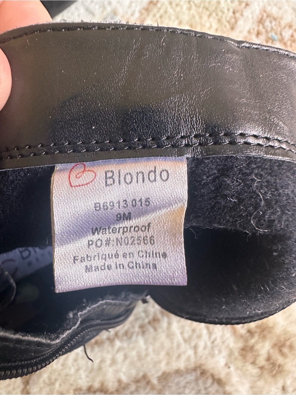 Blondo Black Suede Ankle Booties with Block Heel Size 9 - Picture 6 of 10